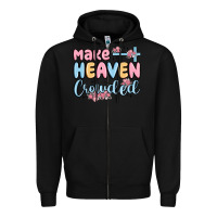 Black make heaven crowded Zipper Hoodie - MaliasSmallBusiness