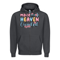 Smoke make heaven crowded Zipper Hoodie - MaliasSmallBusiness