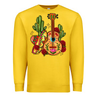 Lemon mexican guitar Premium Sweatshirt - LillyAllenDesigns