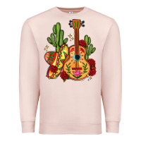 Pale Pink mexican guitar Premium Sweatshirt - LillyAllenDesigns