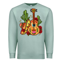 Seafoam mexican guitar Premium Sweatshirt - LillyAllenDesigns