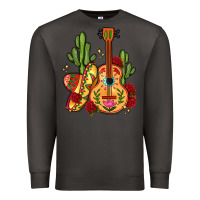 Smoke mexican guitar Premium Sweatshirt - LillyAllenDesigns