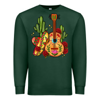 Sports Green mexican guitar Premium Sweatshirt - LillyAllenDesigns