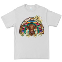 Dove Grey scottish calf rainbow Premium Tee - BarkalooDesign
