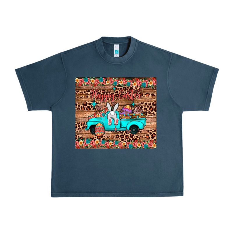 Happy Easter Truck Urban Heavy Tee by JahusDesignShop | Teevron