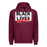 Burgundy Black Lives Matter Premium Hoodie - Bettercallsaul
