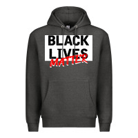 Charcoal Heather Black Lives Matter Premium Hoodie - Bettercallsaul
