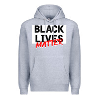 Heather Grey Black Lives Matter Premium Hoodie - Bettercallsaul