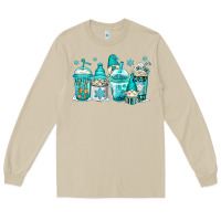 Mushroom winter christmas gnomes coffee cups Long Sleeve Tee - Jasminsmagicworld