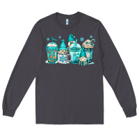 Smoke winter christmas gnomes coffee cups Long Sleeve Tee - Jasminsmagicworld