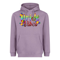 Lavender Pride Vibes LGBTQ Heavyweight Hoodie - BundleAndBundleShop