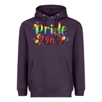 Plum Pride Vibes LGBTQ Heavyweight Hoodie - BundleAndBundleShop