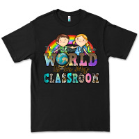 Black the future of the world is in my classroom Premium Tee - Zillion Design Studio