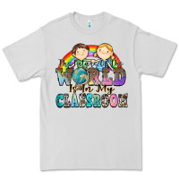 Dove Grey the future of the world is in my classroom Premium Tee - Zillion Design Studio
