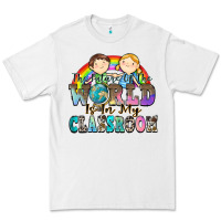 White the future of the world is in my classroom Premium Tee - Zillion Design Studio