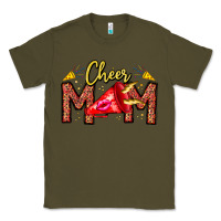 Army Green cheer mom Classic Tee - CowhideDigitalArt