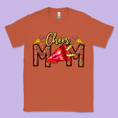 Cheer Mom Classic Tee Designed By Cowhidedigitalart