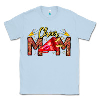 Dusty Blue cheer mom Classic Tee - CowhideDigitalArt
