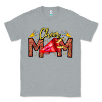 Heather Grey cheer mom Classic Tee - CowhideDigitalArt
