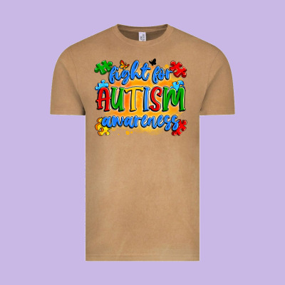 Fight For Autism Awareness Vintage Tee Designed By Artiststas