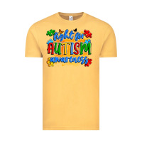 Vintage Mustard fight for autism awareness Vintage Tee - Artiststas