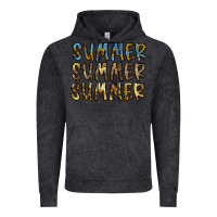 Vintage Black summer summer Vintage Hoodie - CowhideDigitalArt