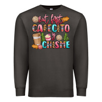 Smoke but first cafecito y chisme Premium Sweatshirt - LillyAllenDesigns