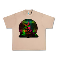 Burro HOUSE CAT (Rainbow DJ Kitty) Urban Heavy Tee - Bettercallsaul