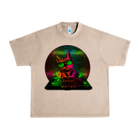 French Oak HOUSE CAT (Rainbow DJ Kitty) Urban Heavy Tee - Bettercallsaul