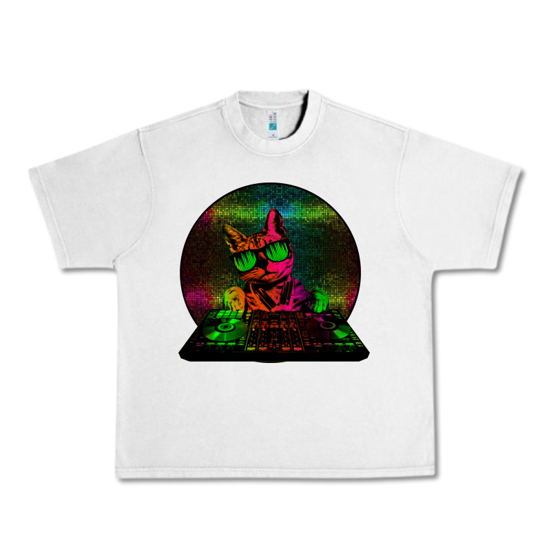 House Cat (rainbow Dj Kitty) Urban Heavy Tee by Bettercallsaul | Teevron