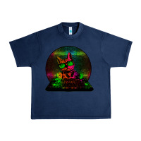 Navy HOUSE CAT (Rainbow DJ Kitty) Urban Heavy Tee - Bettercallsaul
