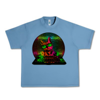 Pebble Blue HOUSE CAT (Rainbow DJ Kitty) Urban Heavy Tee - Bettercallsaul