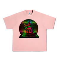 Salmon HOUSE CAT (Rainbow DJ Kitty) Urban Heavy Tee - Bettercallsaul