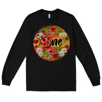 Black ladybug one ornament Long Sleeve Tee - BarkalooDesign