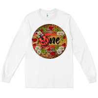 White ladybug one ornament Long Sleeve Tee - BarkalooDesign