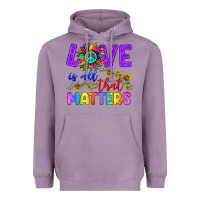 Lavender Love İs All That Matters Heavyweight Hoodie - BundleAndBundleShop