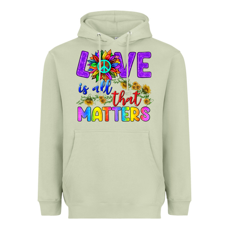 Love İs All That Matters Heavyweight Hoodie by BundleAndBundleShop | Teevron