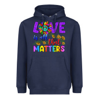 Navy Love İs All That Matters Heavyweight Hoodie - BundleAndBundleShop