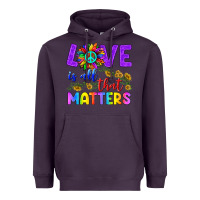 Plum Love İs All That Matters Heavyweight Hoodie - BundleAndBundleShop