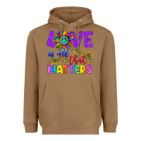 Toasted Coconut Love İs All That Matters Heavyweight Hoodie - BundleAndBundleShop