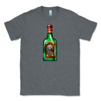 Charcoal Heather tequila bottle Classic Tee - AdoDesignShop