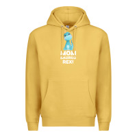 Antique Gold Mommy Saurus Rex Mom Mom Gift Dino Premium Hoodie - Bettercallsaul
