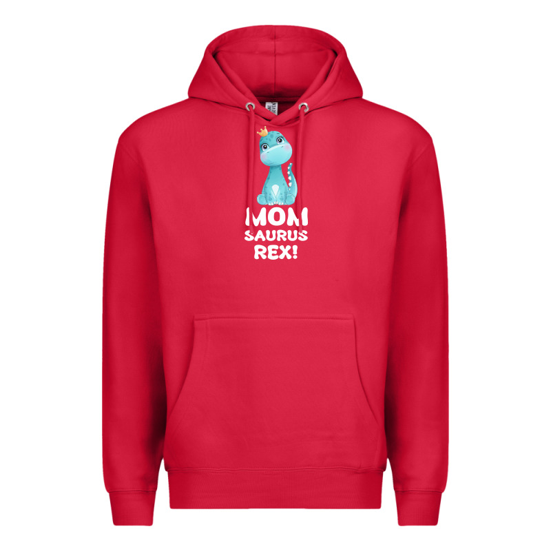 Mommy Saurus Rex Mom Mom Gift Dino Premium Hoodie by Bettercallsaul | Teevron