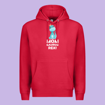 Mommy Saurus Rex Mom Mom Gift Dino Premium Hoodie Designed By Bettercallsaul