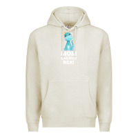 Oatmeal Heather Mommy Saurus Rex Mom Mom Gift Dino Premium Hoodie - Bettercallsaul