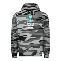 Slate Camo Mommy Saurus Rex Mom Mom Gift Dino Premium Hoodie - Bettercallsaul