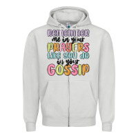 Dove Grey remember me in your prayers like you do in your go Zipper Hoodie - MaliasSmallBusiness