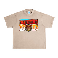 French Oak firefighter dad Urban Heavy Tee - AdoDesignShop