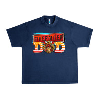 Navy firefighter dad Urban Heavy Tee - AdoDesignShop