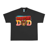 Pigment Black firefighter dad Urban Heavy Tee - AdoDesignShop